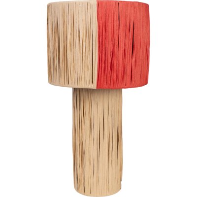 lampe décorative naturelle avec abat jour en corde colorée RECOLLECTION