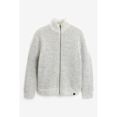 Pull standard zippé en maille chenille NEXT