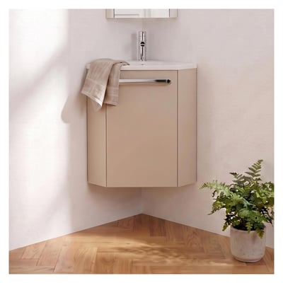 Meuble lave-mains d'angle suspendu SKINO MOB IN