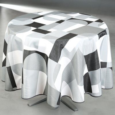 Nappe anti-tâche ronde design géométrique HOME MAISON