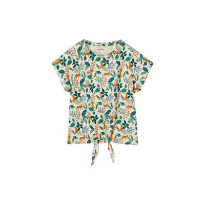 T-shirt imprimé avec noeud fantaisie VERTBAUDET