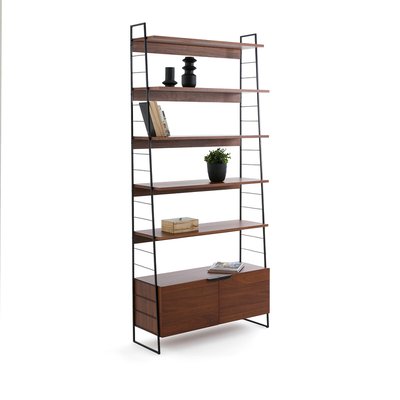 Etagère acier et plaqué noyer H220cm, Watford LA REDOUTE INTERIEURS