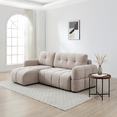 Maren Chenille Quilted Corner Sofabed ÉDITÉ
