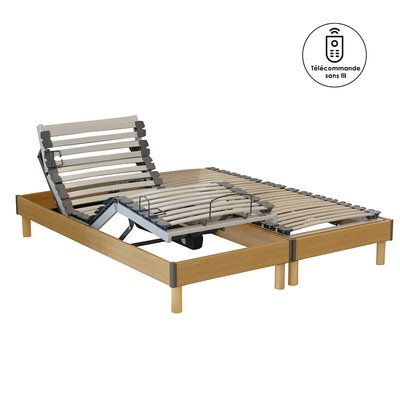 Lit électrique à latte effet bois LA REDOUTE INTERIEURS