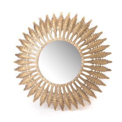 Miroir   H: 85   doré  en métal-SUN AMADEUS