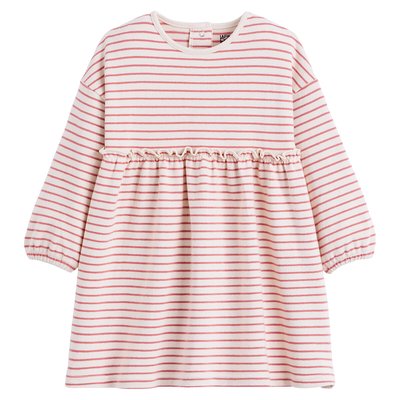 Robe manches longues rayée en jersey LA REDOUTE COLLECTIONS