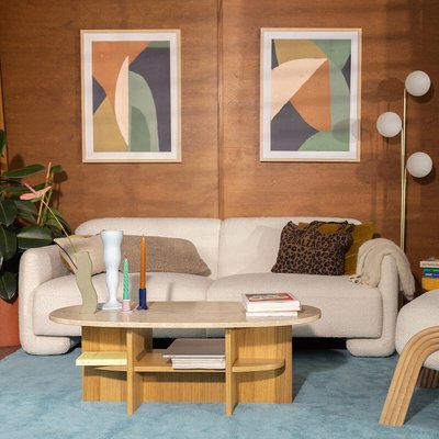 3/4-Sitzer-Sofa mit Bouclé-Bezug BALZAC PARIS X LA REDOUTE INTERIEURS