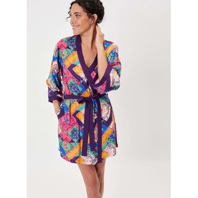 Kimono fluide imprimé MARIGOLD LA FIANCÉE