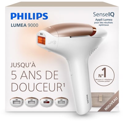 Epilateur lumière pulsée BRI984/00 PLUS ROSE CHAMPAGNE PHILIPS