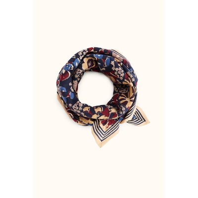 Grand foulard, imprimé floral, LATIKA APACHES COLLECTIONS