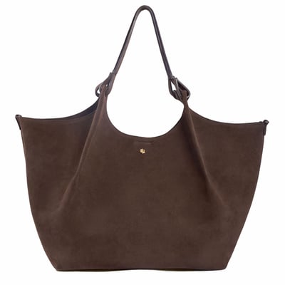 Sac cabas Sybil cuir daim JULES & JENN