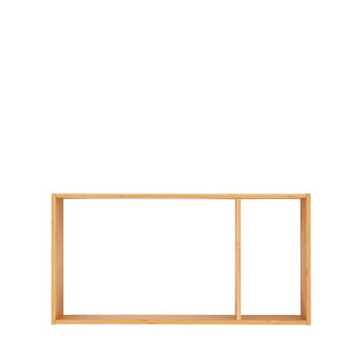 Etagère murale 2 niches en bambou L70cm - Ember HOUSE NORDIC