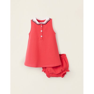Robe + Bloomer en Piqué ZIPPY