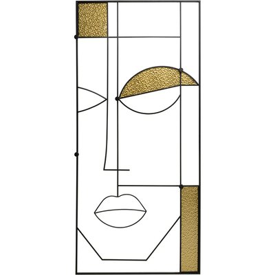 Portemanteau mural Art Face homme 200x91cm KARE DESIGN