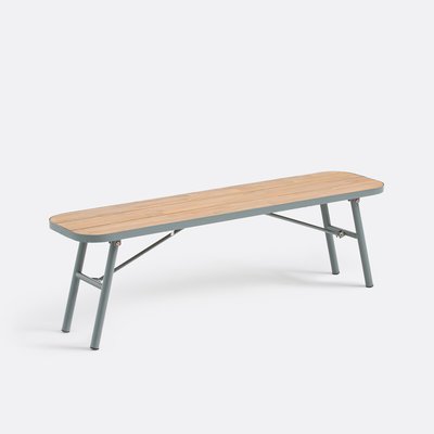 Banc de jardin pieds rabattables en acacia, Hanso LA REDOUTE INTERIEURS