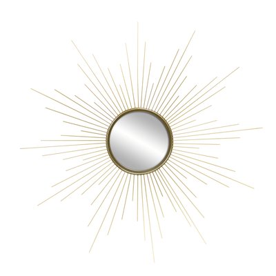 Miroir soleil doré 60 cm CEANOTHE