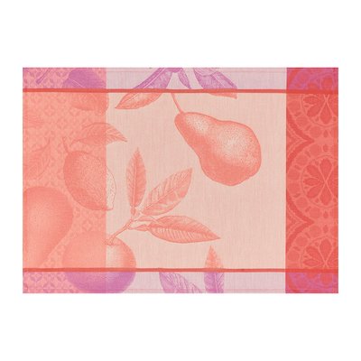 Set de table enduit en Coton, ARRIÈRE-PAYS ENDUIT LE JACQUARD FRANCAIS