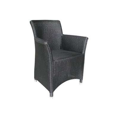Fauteuil sapporo noir en loom et rotin AUBRY GASPARD