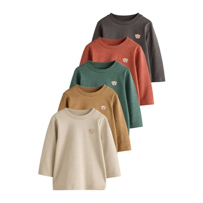 T-shirt à manches longues, lot de 5 NEXT