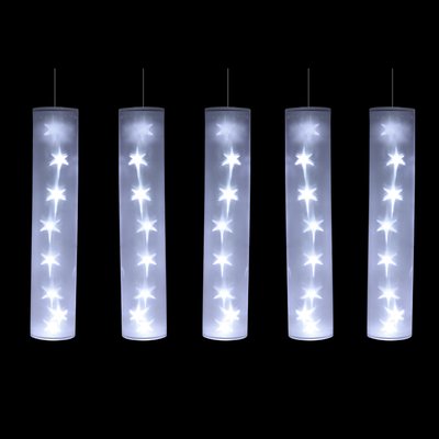Set de 5 tubes lumineux etoiles DOUCEUR D'INTÉRIEUR