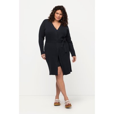 Cardigan long en maille côtelée ULLA POPKEN