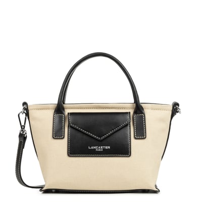 Sac cabas main zippé mini, CANVAS KBA LANCASTER