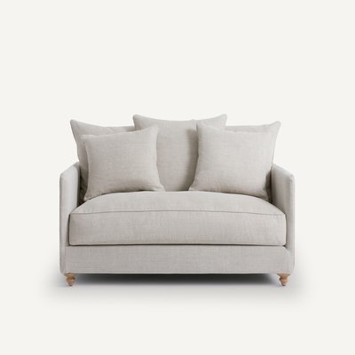 Sofá-cama 2 lugares, em algodão/linho, Lazare AM.PM