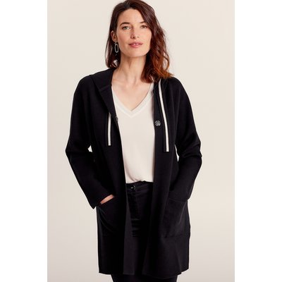 Gilet noir a capuche femme clearance