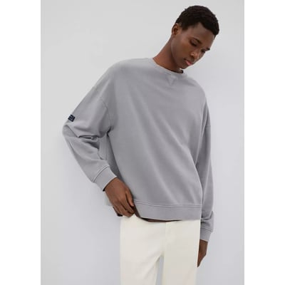Sweat coton détail empiècement MANGO TEEN