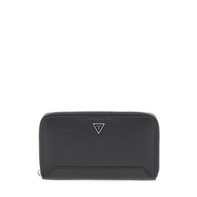 Mini Portefeuille Barcellona Cuir Véritable GUESS