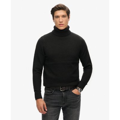 Pull brossé à col roulé SUPERDRY