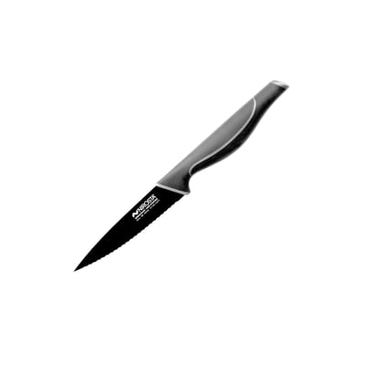 Couteau de cuisine cranté BLACK EDITION NIROSTA
