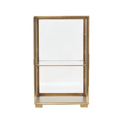 Vitrine Glass Laiton h 41 cm HOUSE DOCTOR