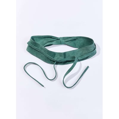 Ceinture en cuir à nouer JAPA LA FIANCÉE