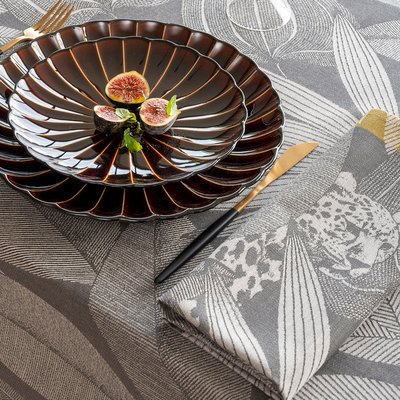 Serviette de table en Coton, NATURE SAUVAGE LE JACQUARD FRANCAIS