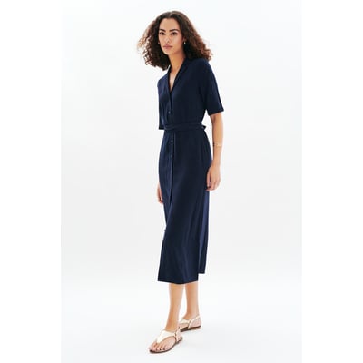 Robe fluide en lin TIFANNY CAROLL