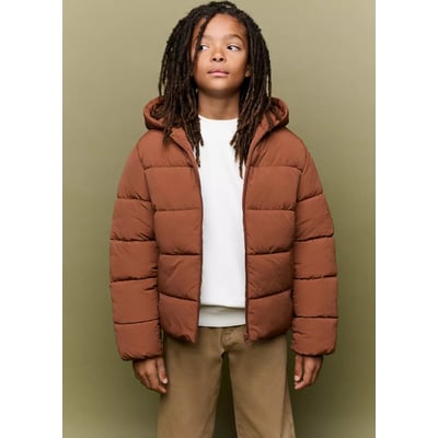 Anorak matelassé à capuche MANGO KIDS