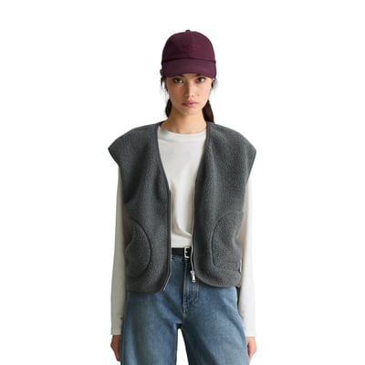 Gilet en peluche décontracté en polyester recyclé MARC O’POLO DENIM