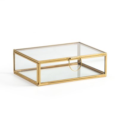 Uyova Rectangular Glass & Metal Display Box LA REDOUTE INTERIEURS