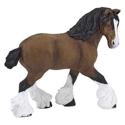 Figurine Jument Shire Baie PAPO