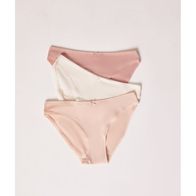 Lot de 3 culottes en coton biologique JACK ETAM