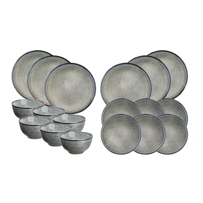 Lot de 18 set les essentiels en grès, ZEN BJORN