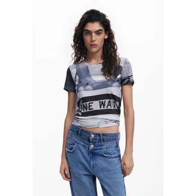 T-shirt à motif signalétique DESIGUAL
