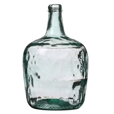 Vase dame Jeanne 8L verre recyclé D21 H36.5 DECORATIE