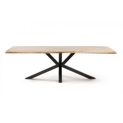 Table de repas rectangulaire en bois massif - ALEVO MATHI DESIGN