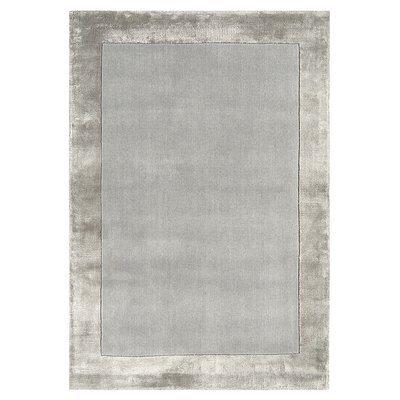 Hand Woven Wool & Viscose Border Rug SO'HOME