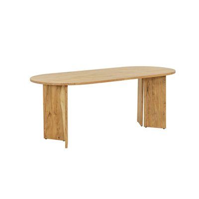 Table à manger ovale en bois d'acacia  ELWEN MADE IN MEUBLES 