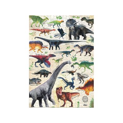 Puzzle dinosaures 500 pièces Museum VILAC