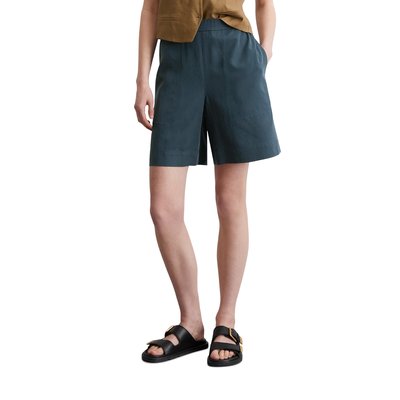 Short large en mélange TENCEL™ Lyocell-lin MARC O'POLO