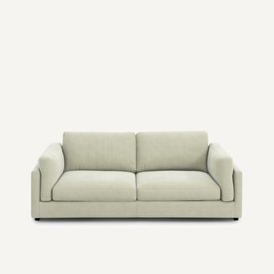 Slaapbank in stonewashed fluweel, CESAR AM.PM
